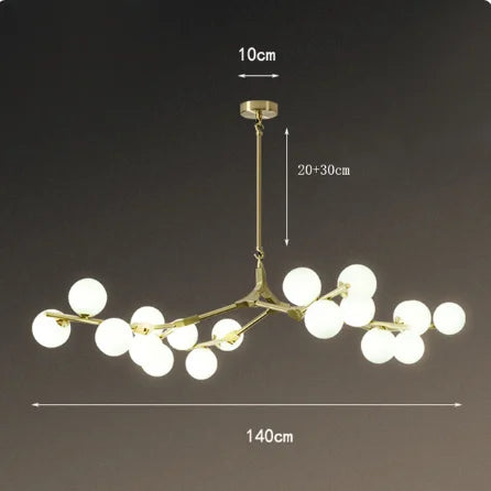 suspension moderne à intensité variable pour décoration intérieure