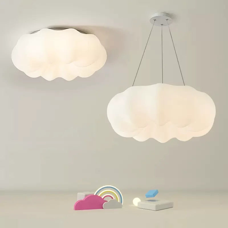 lustre moderne en forme de nuage pour décoration intérieure