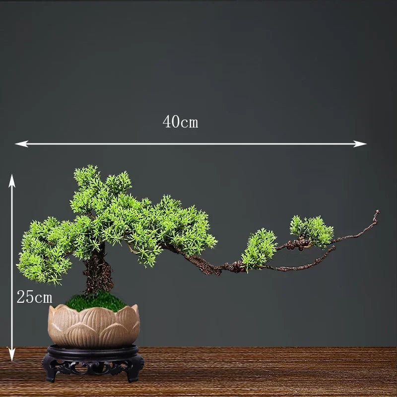 simulation arbre bonsaï pour décoration intérieure et aménagement extérieur