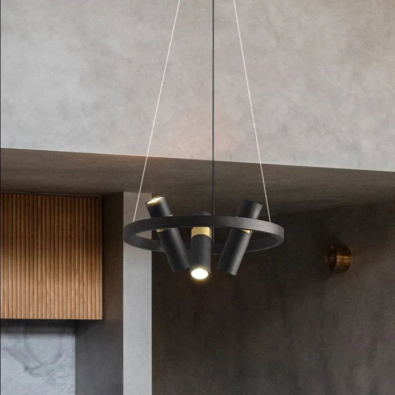 lustre led moderne design industriel pour décoration intérieure