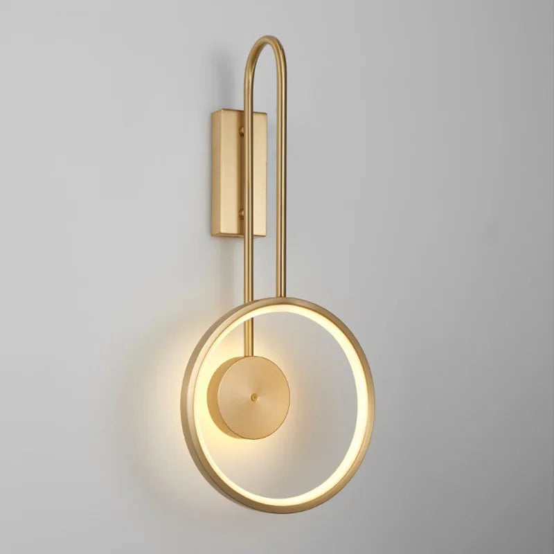 Light Luxury Bedroom Wall Light, Fashionable and Simple LED Living Room Background Wall Light, Bedside Lamp, Stair Light