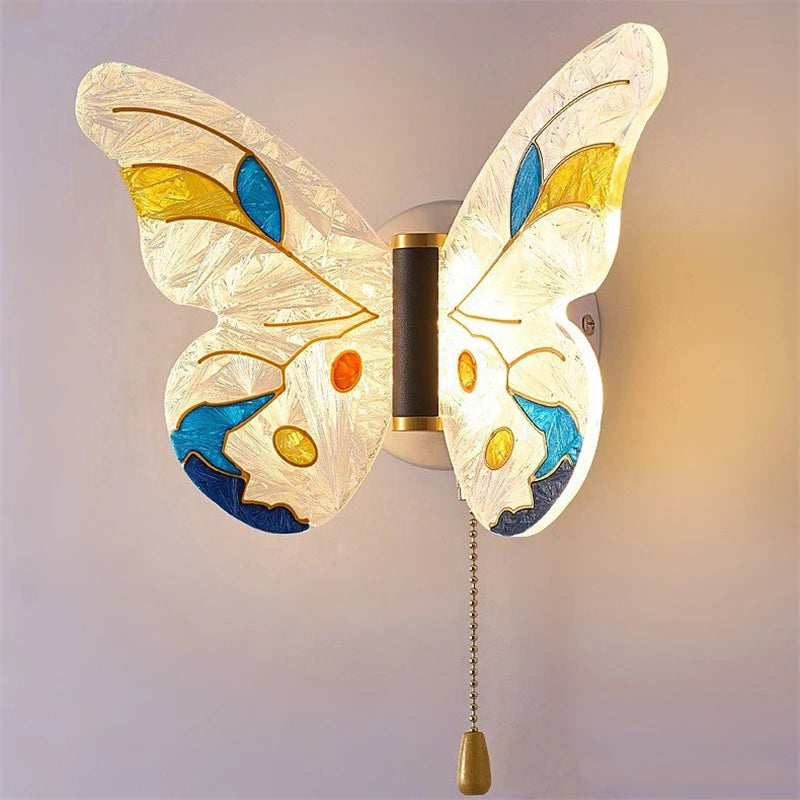 applique murale papillon décorative design nordique pour intérieur moderne