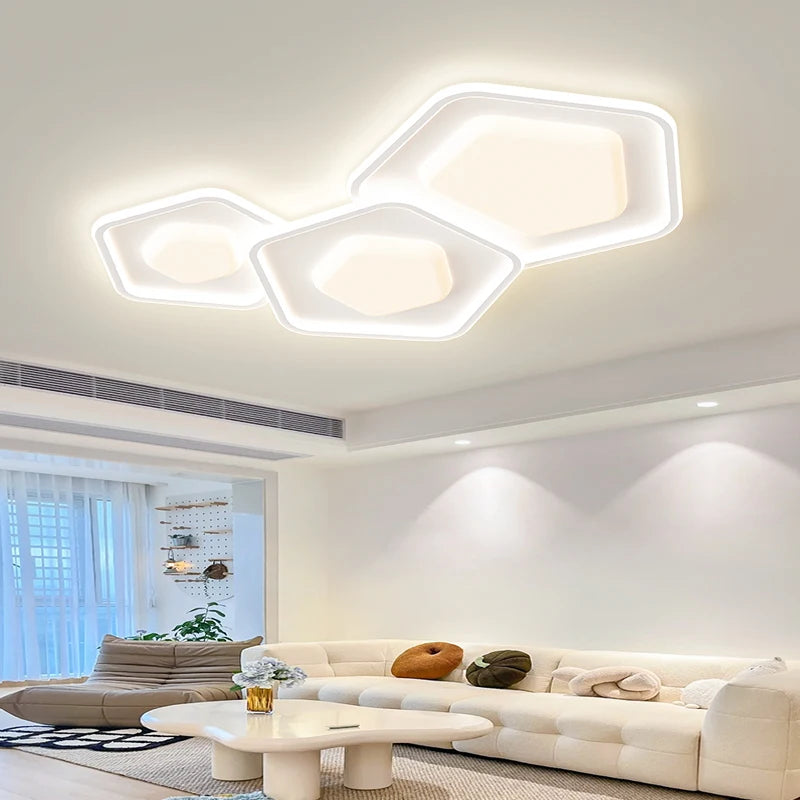 plafonnier led étoile moderne pour décoration intérieure élégante