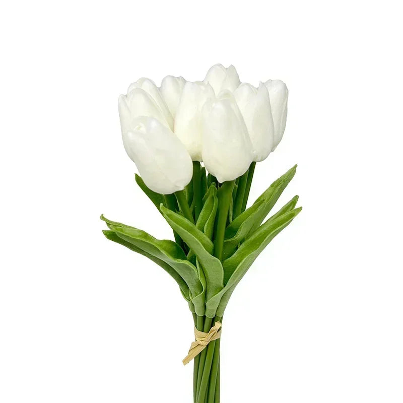 lot de tulipes artificielles pour décoration de mariage et intérieur