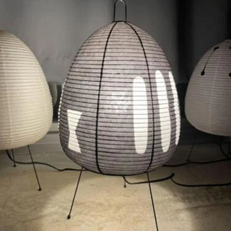 lampe à poser vintage japonaises pour décoration rétro