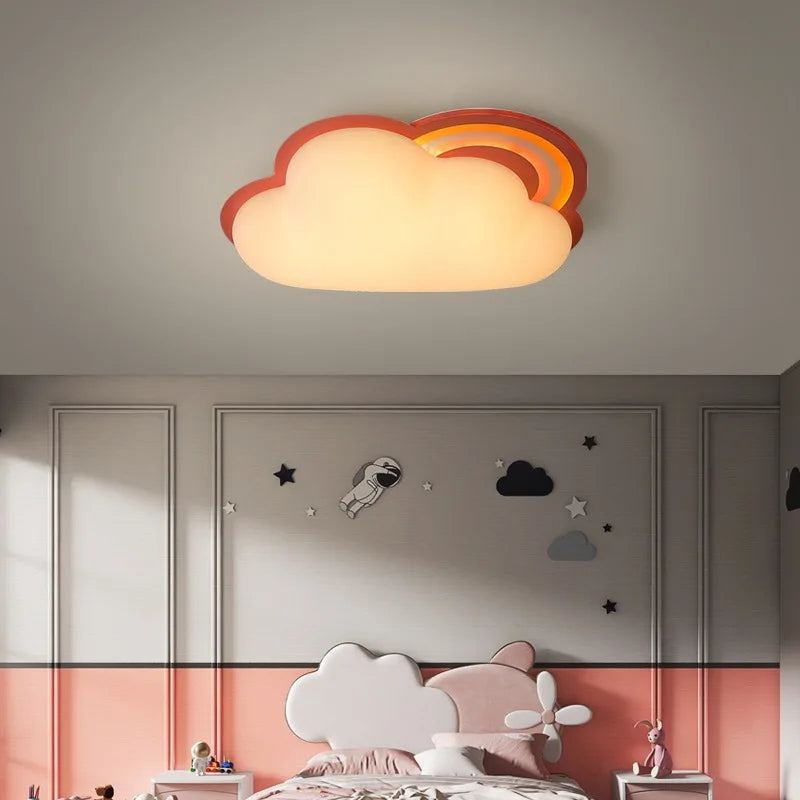 plafonnier nuage pour chambre de bébé garçon fille décor éclairage