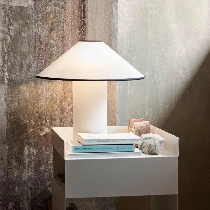 lampe à poser rétro en forme de champignon pour décoration intérieure