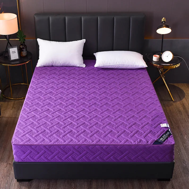 housse de matelas six côtés double face anti poussière fermeture zip