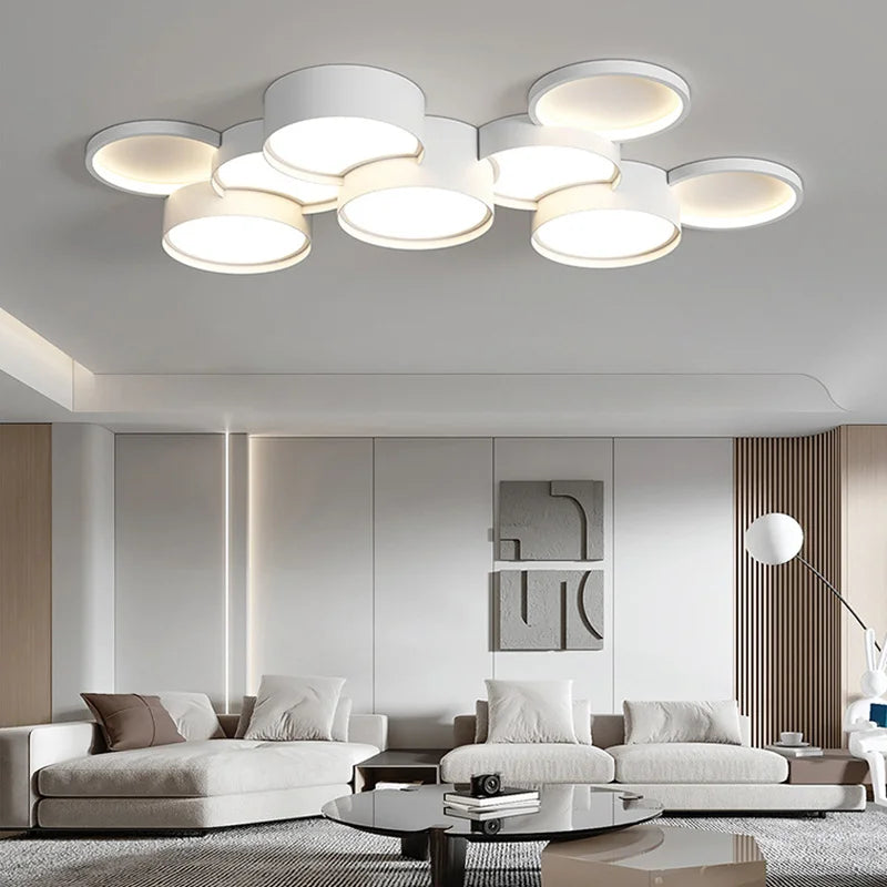 lustre moderne à leds pour un éclairage intérieur élégant