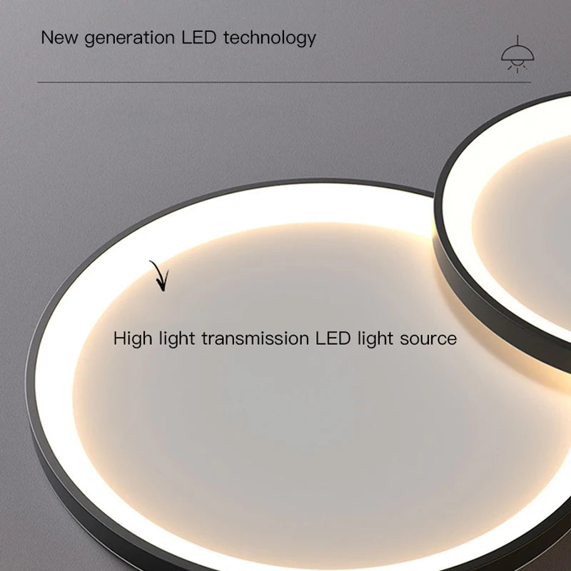 lustre led minimaliste moderne pour intérieur tendance 2023