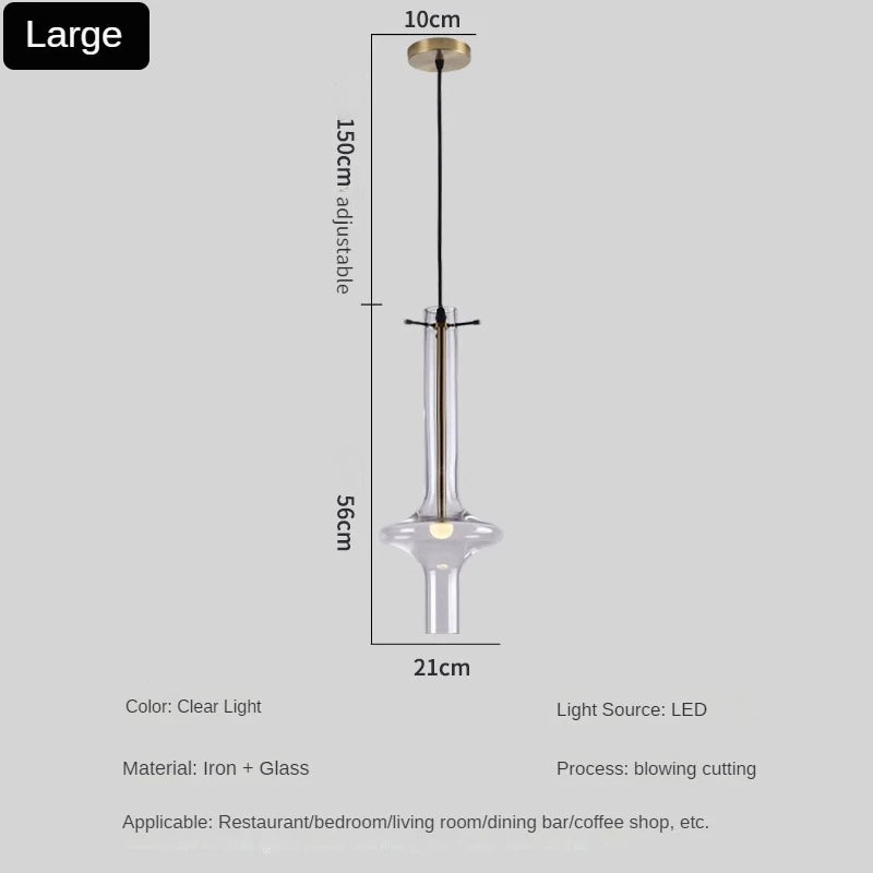 luminaire en verre avec joint en bambou design artistique pour divers espaces