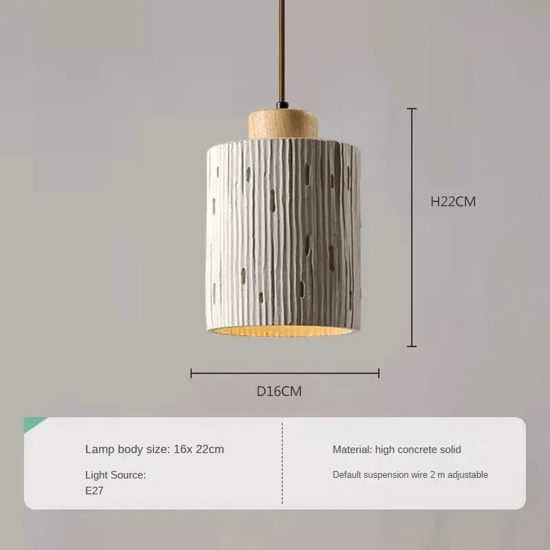 lustre moderne en bois et marbre pour intérieur élégant