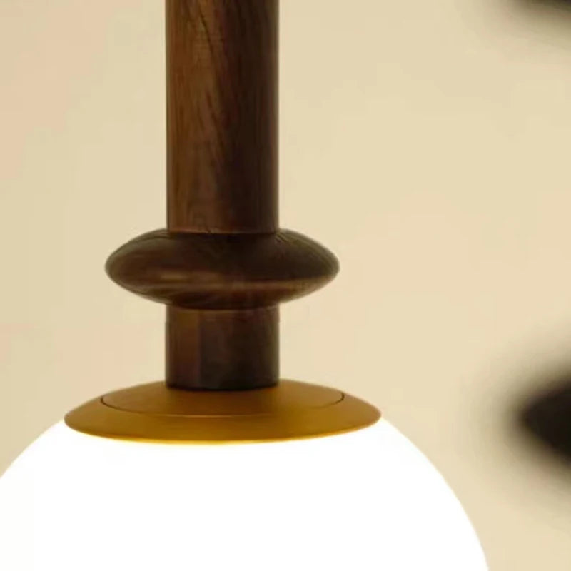 suspension nordiques en verre ampoule rétro cordon réglable