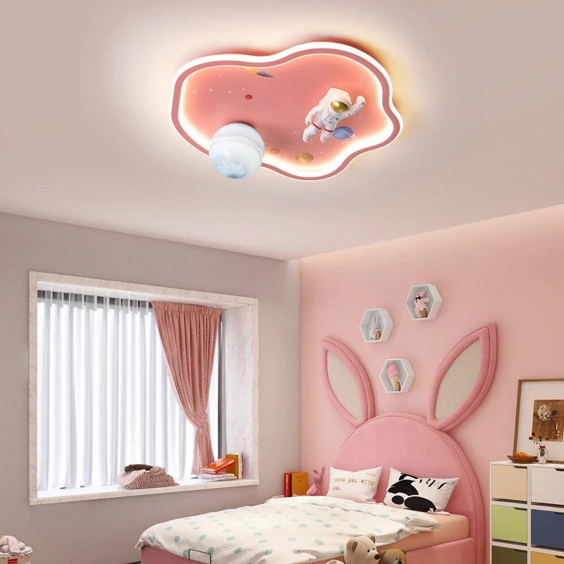 lampe led dessin animé astronaute pour enfants protection yeux