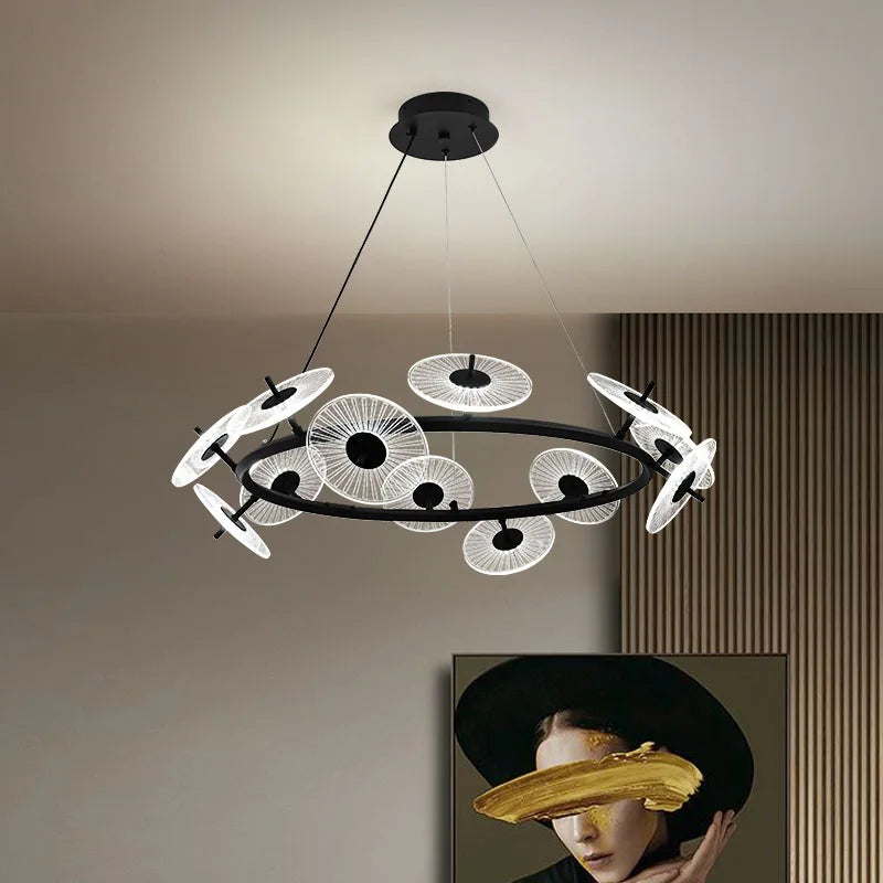 lustre moderne pour éclairage intérieur design élégant