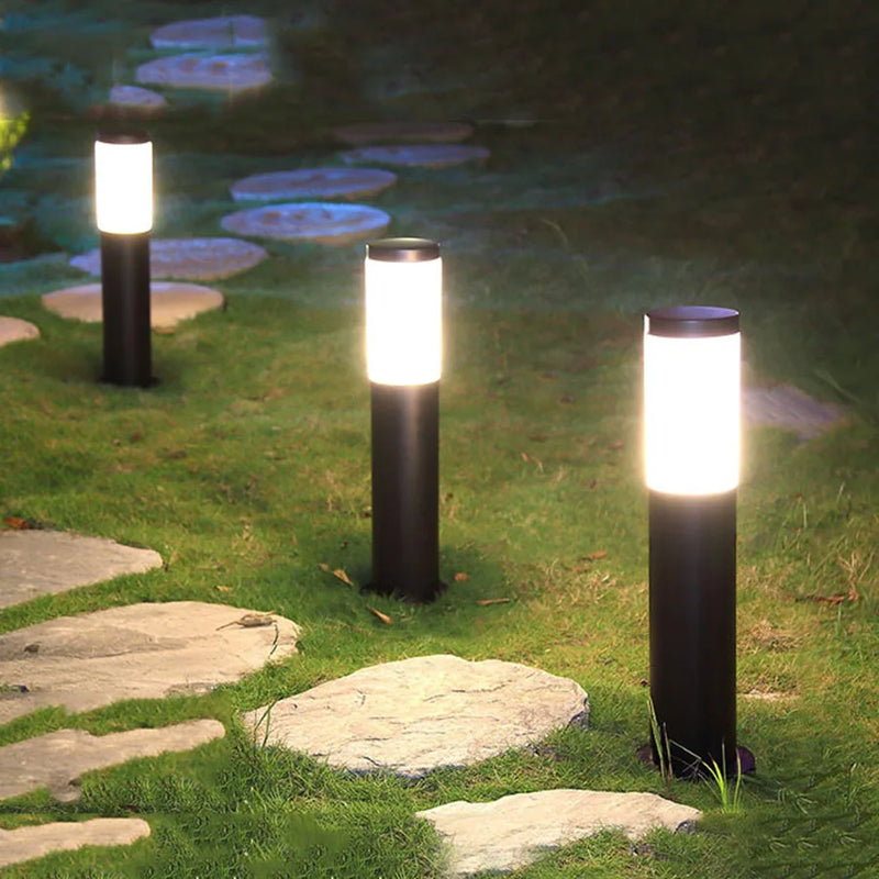 lampe extérieure en acier inoxydable pour jardin et allée