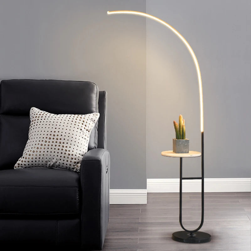lampadaire led minimaliste moderne pour décoration maison