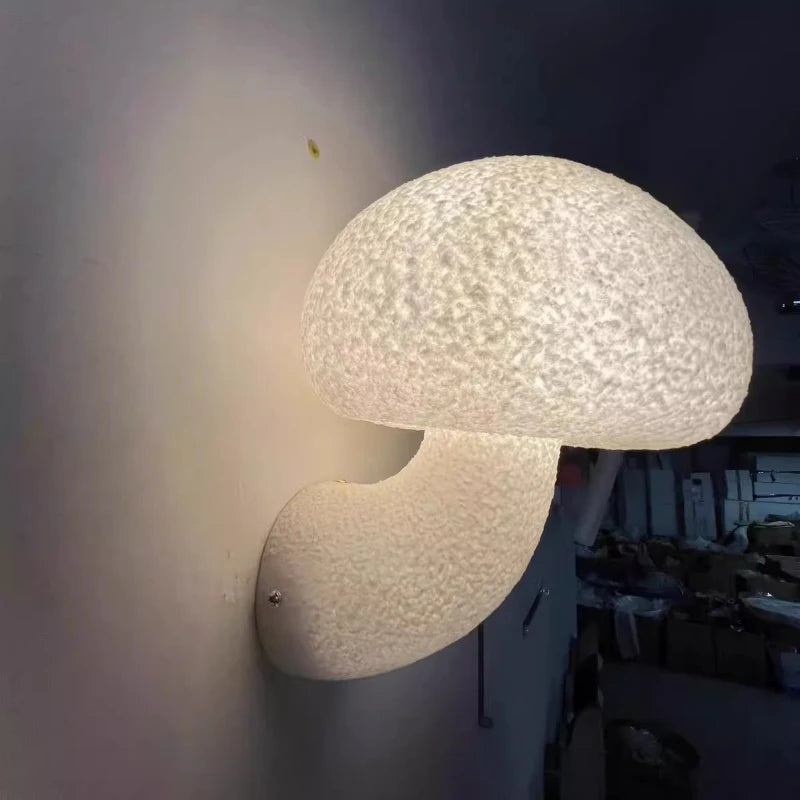 applique murale champignon design nordique pour intérieur extérieur