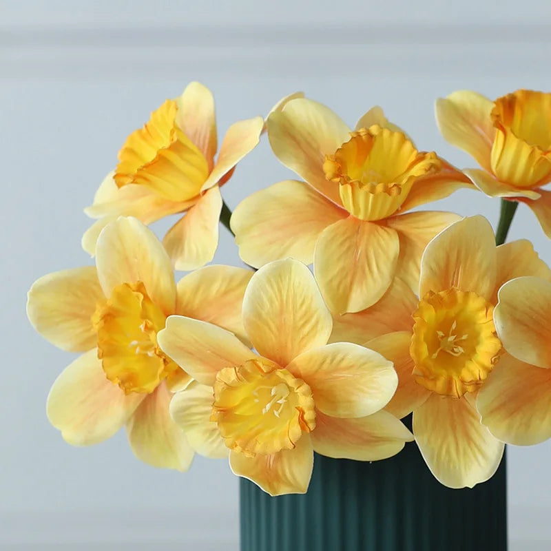 lot de 5 fleurs artificielles pour décoration intérieure et extérieure