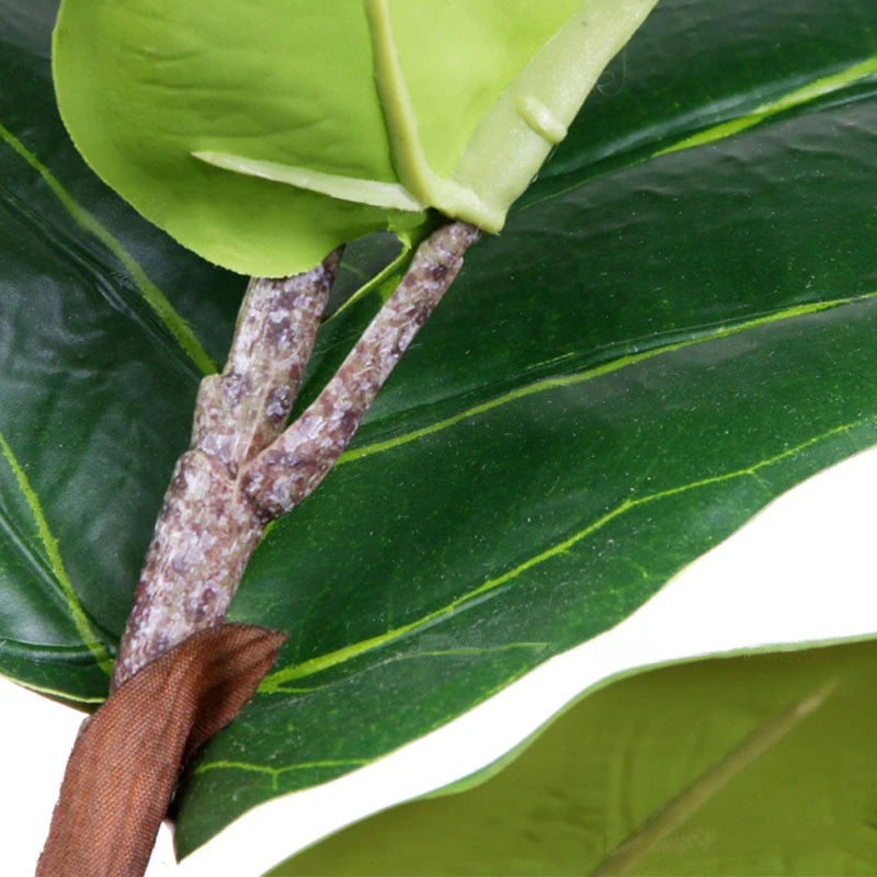 branches artificielles de ficus grandes feuilles pour décoration extérieure