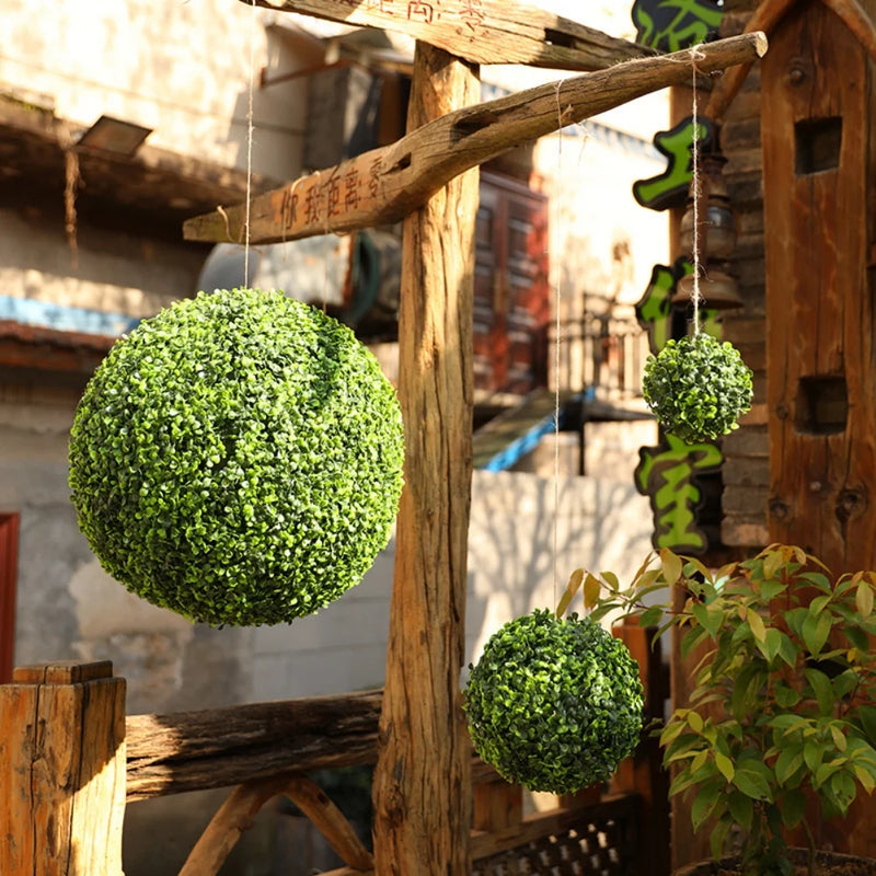 boule de topiaire artificielle pour jardin mariage et décoration