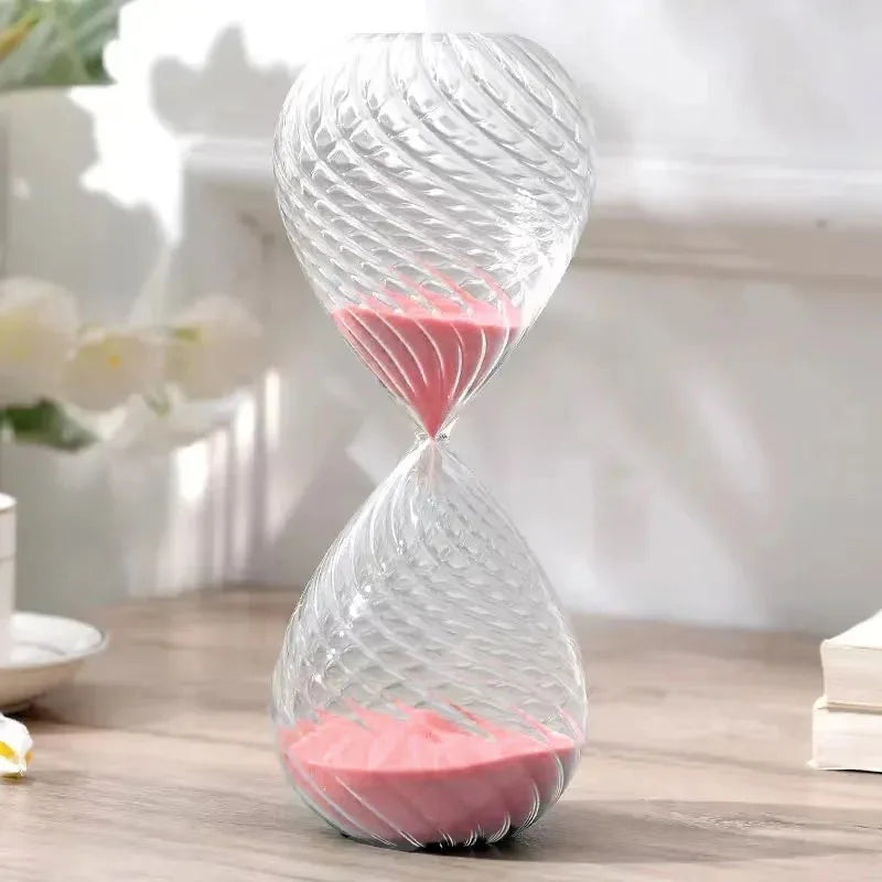 nouveau sablier en verre multicolore pour décoration et cadeau enfants