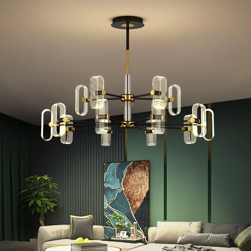 lustre moderne créatif luxe pour éclairage d'ambiance