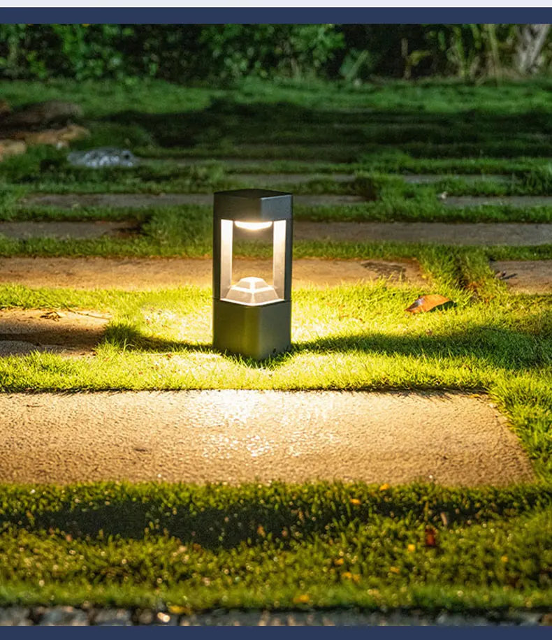 lampe de pelouse à led pour jardin et éclairage extérieur