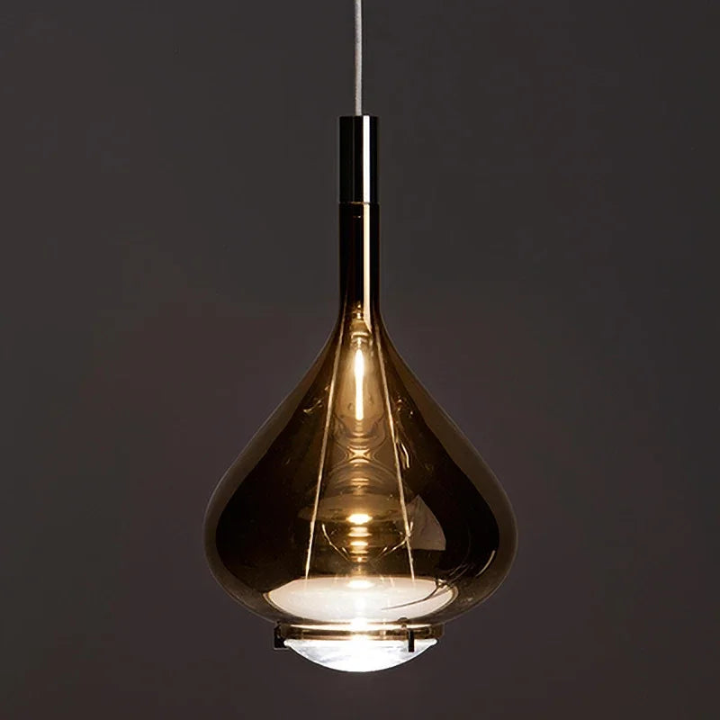 suspension en verre led sky-fall design moderne pour décoration intérieure