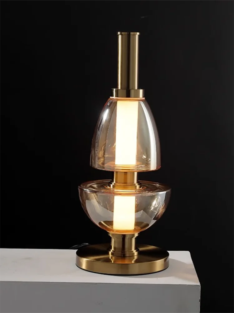 lustre en verre design nordique pour espace moderne