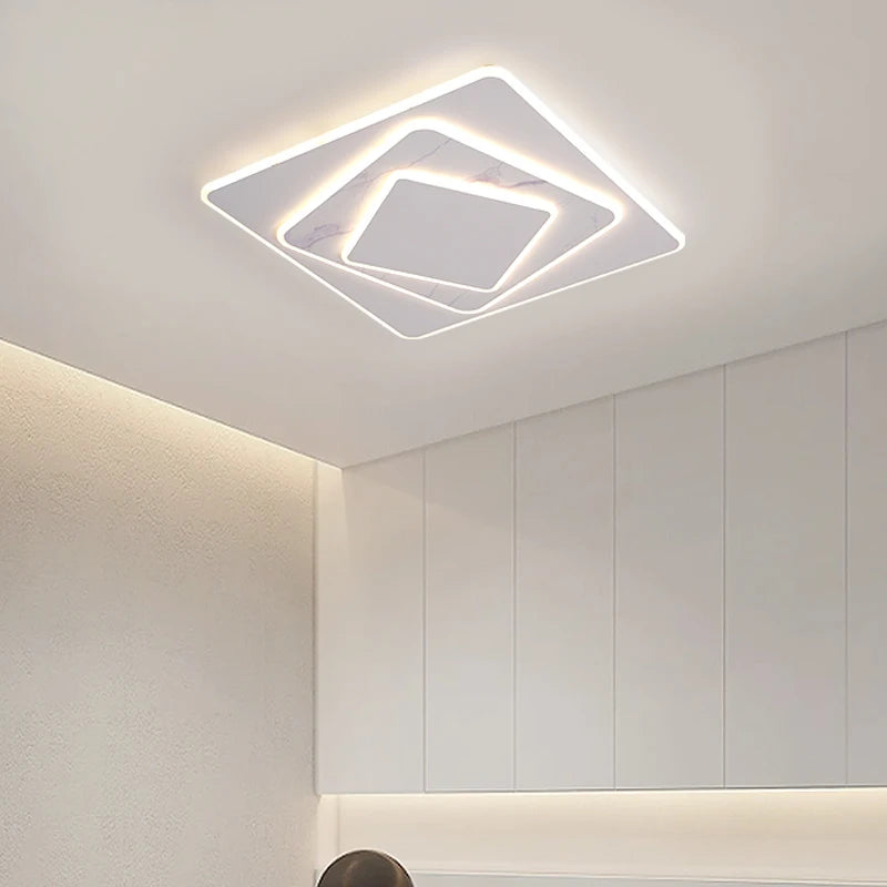 plafonnier led moderne design avec télécommande et intensité variable