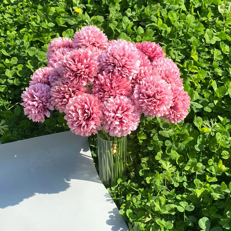 boule de chrysanthème artificielle pour décoration de mariage et fête