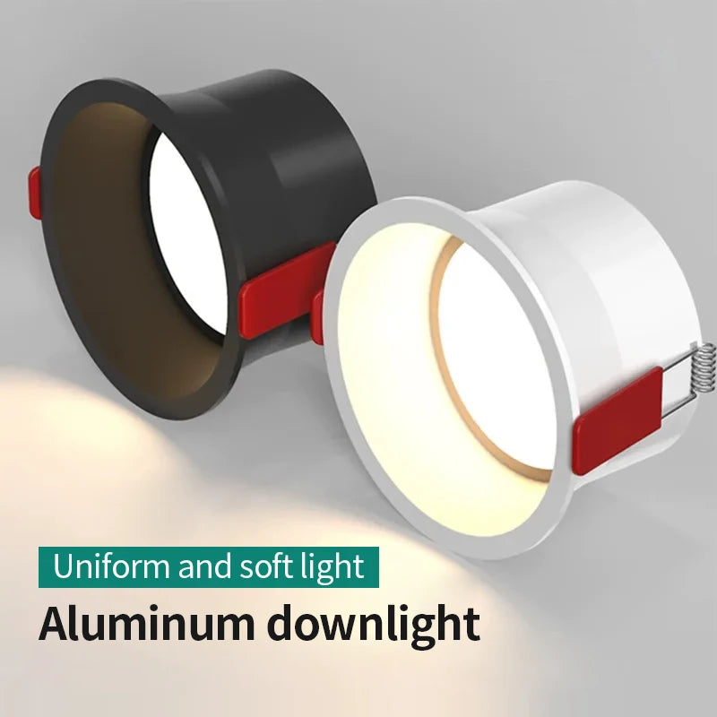 spot led encastrable rond à intensité variable trois couleurs