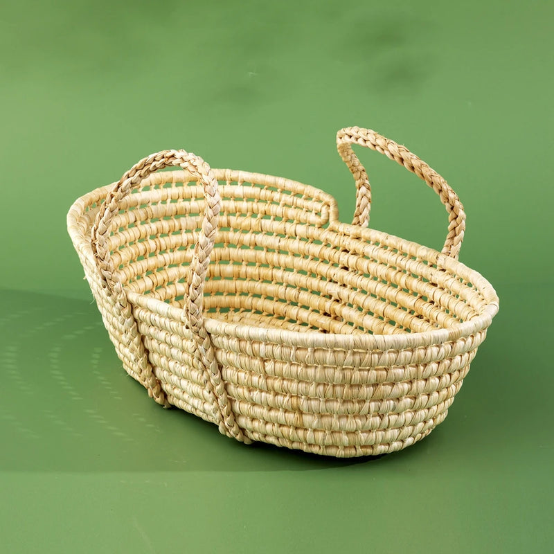 panier en paille pour nouveau-né accessoires de photographie bébé