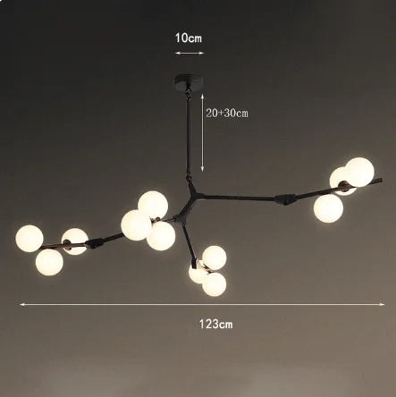 suspension moderne à intensité variable pour décoration intérieure