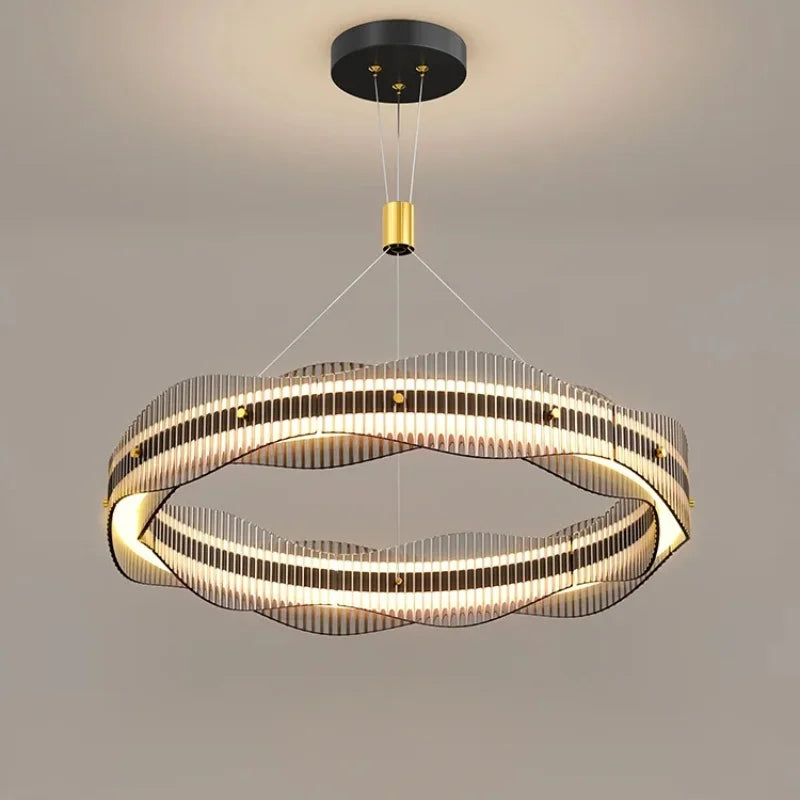 lampe suspendue led minimaliste moderne pour décoration intérieure