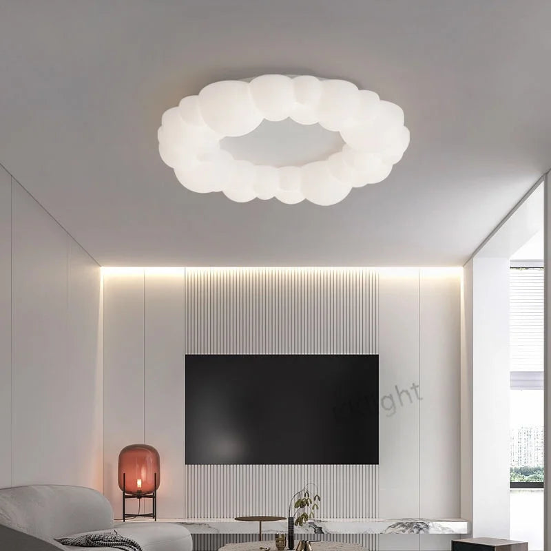 Nordique créatif nuage nuances suspension lumières moderne plafond lustre salon chambre enfants chambre décor LED plafonnier