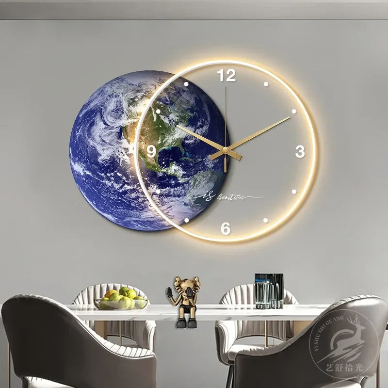 horloge murale design moderne pour décoration intérieure élégante