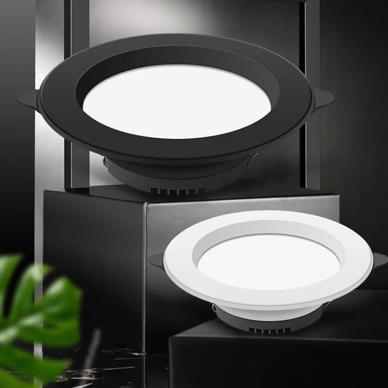 plafonnier led encastré ultra mince en aluminium pour intérieur