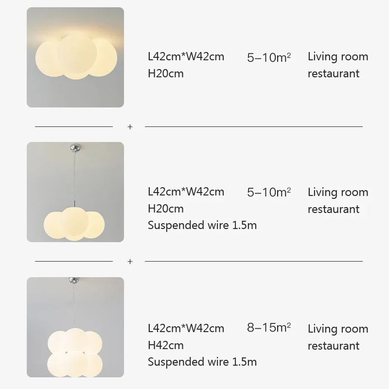 lustre en verre moderne pour décoration intérieure élégante