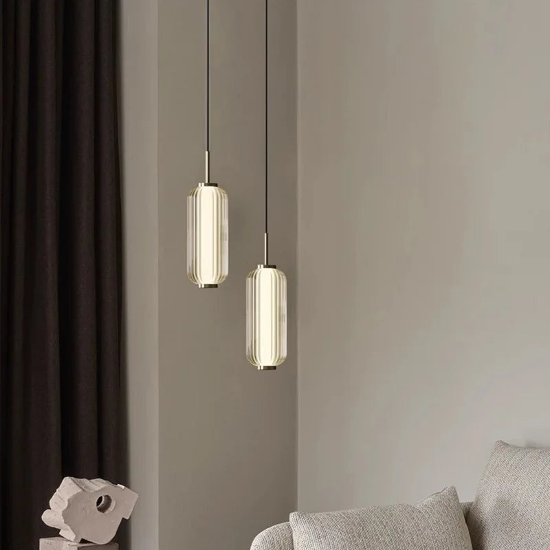 suspension design lumineux pour intérieur moderne