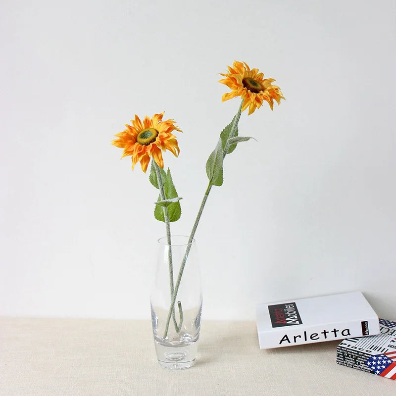 tournesol artificiel bouquet décoration mariage fête maison plantes