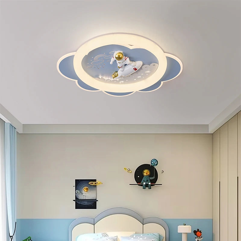 plafonnier créatif led pour chambre d enfant protection des yeux