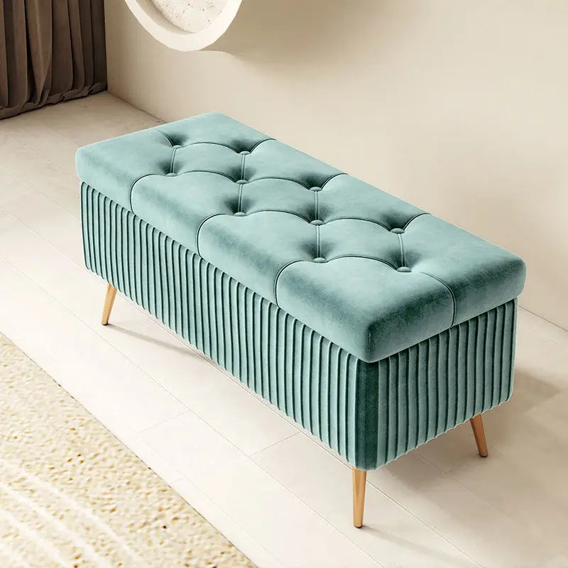 banc nordique avec rangement tabouret de luxe polyvalent et pratique