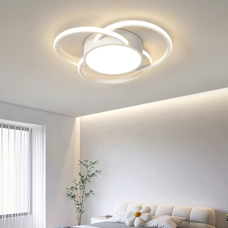 lustre moderne led pour décoration intérieure nordique élégante