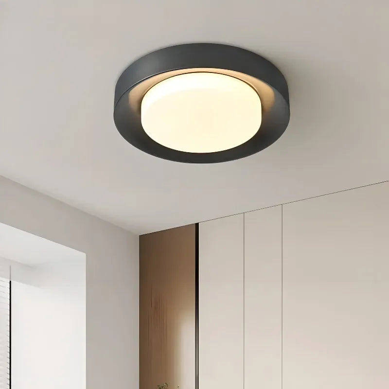 plafonnier led moderne en laiton décoration intérieure lumière design luxe