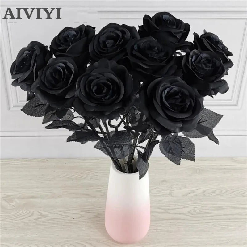 lot de 5 bouquets de fleurs artificielles pour décoration festive et maison