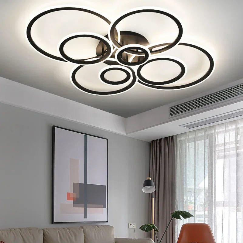 plafonnier led moderne avec gradation pour intérieur élégant