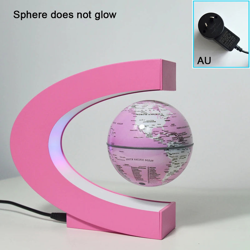 globe de lévitation magnétique 3d avec autorotation lumineuse