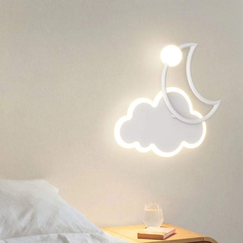 applique murale nuage moderne pour chambre enfant décorative